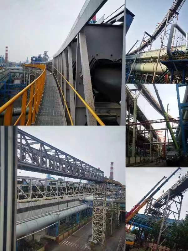 Tubular belt conveyor