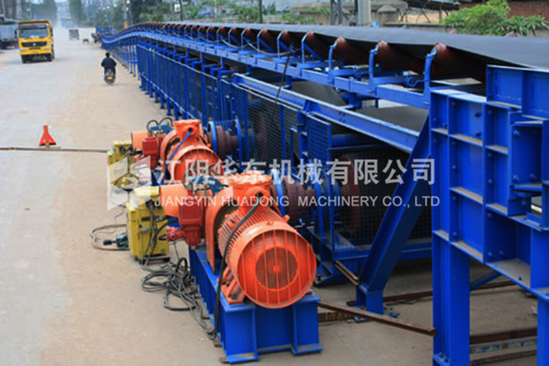 Mine belt conveyor