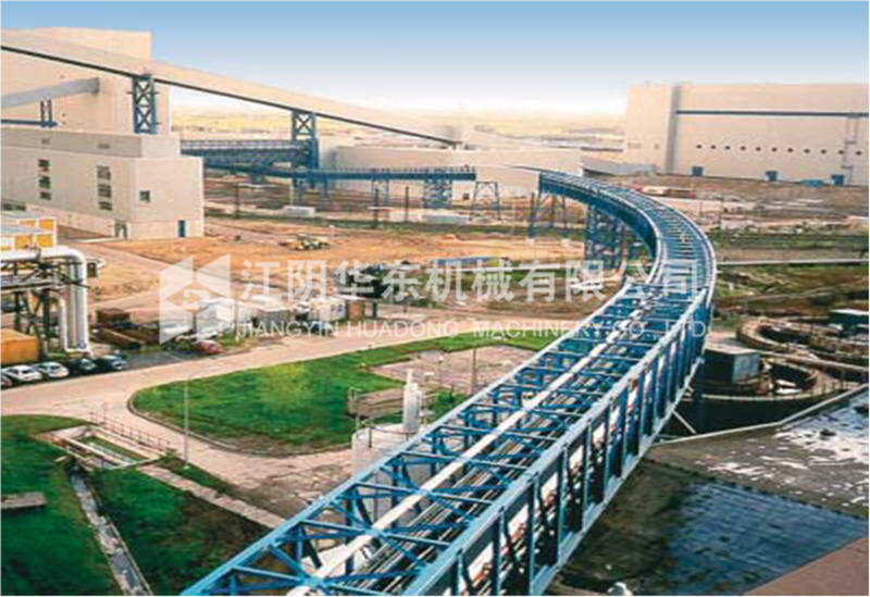 Tubular belt conveyor