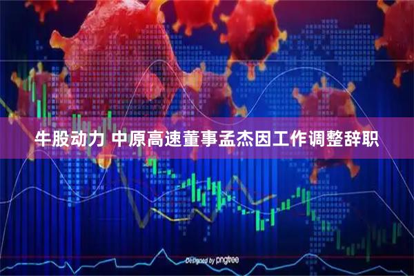 牛股动力 中原高速董事孟杰因工作调整辞职