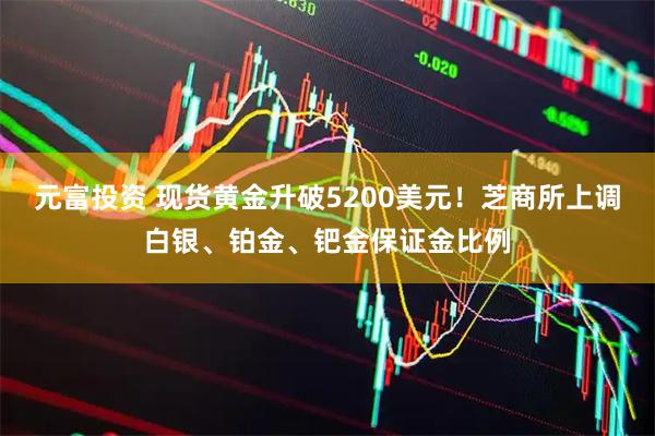 元富投资 现货黄金升破5200美元！芝商所上调白银、铂金、钯金保证金比例