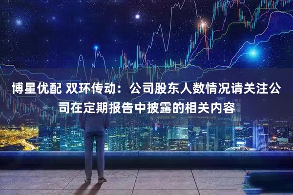 博星优配 双环传动：公司股东人数情况请关注公司在定期报告中披露的相关内容